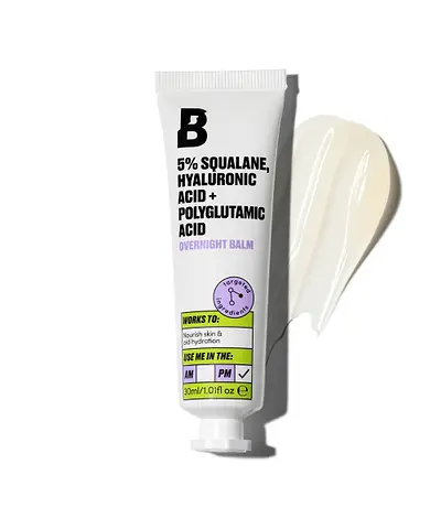 By BEAUTY BAY - 5% Squalane, Hyaluronic Acid + Polyglutamic Acid&nbsp;Overnight Balm