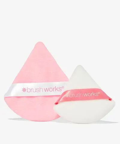 Brushworks - Triangular Powder Puff Duo